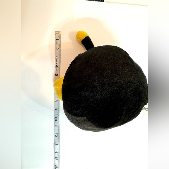 Angry Birds BOMB Plush Toy 10” 2010 Commonwealth Black Bird WITH SOUND! - Picture 4 of 6
